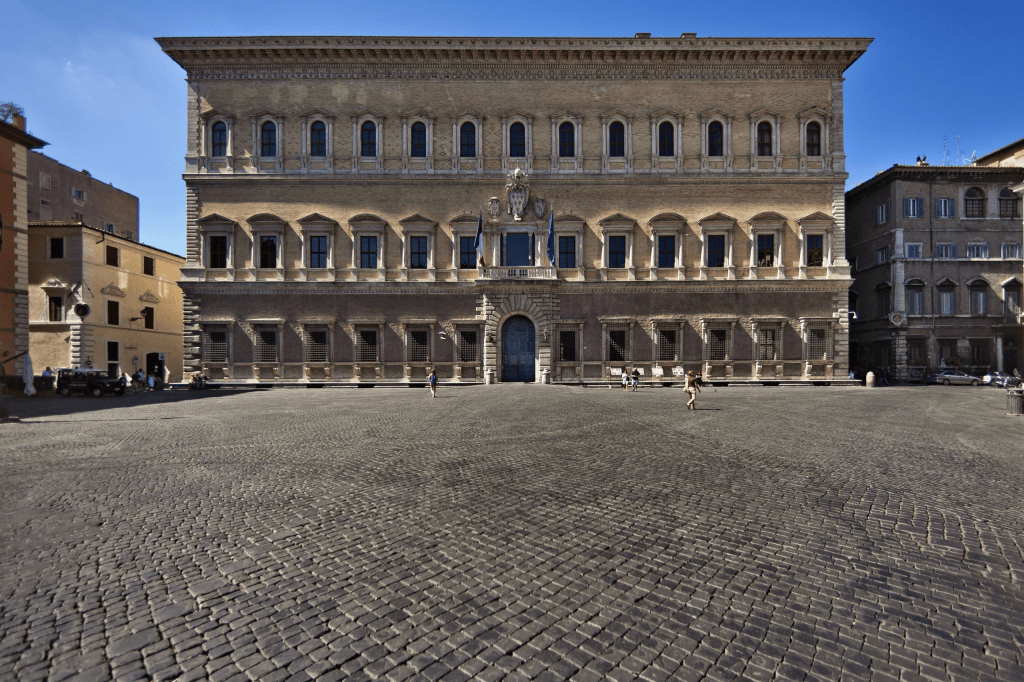 Palazzo Farnese in Rome, Italy during the daytime